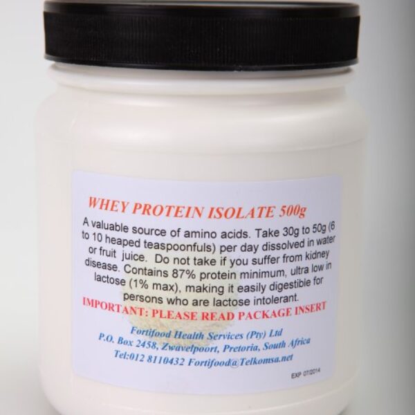 Whey Protein Isolate 500g