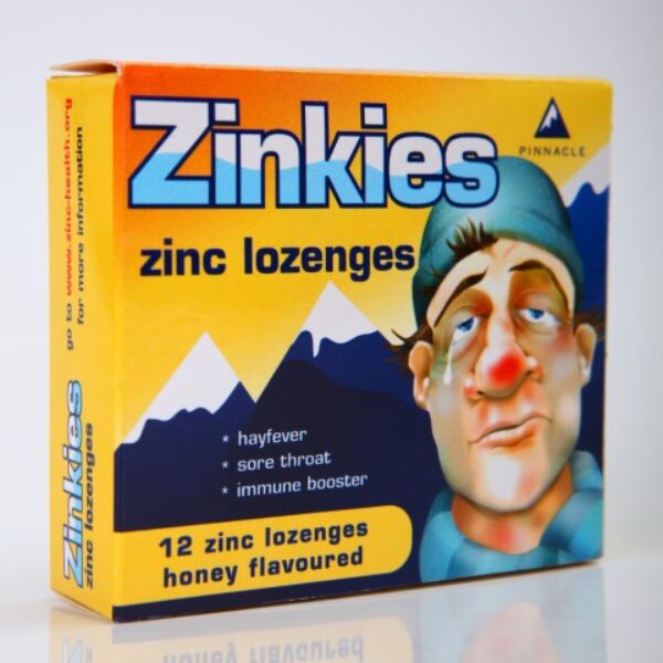 Zinkies Lozenges Sugar-Free x 12 Honey